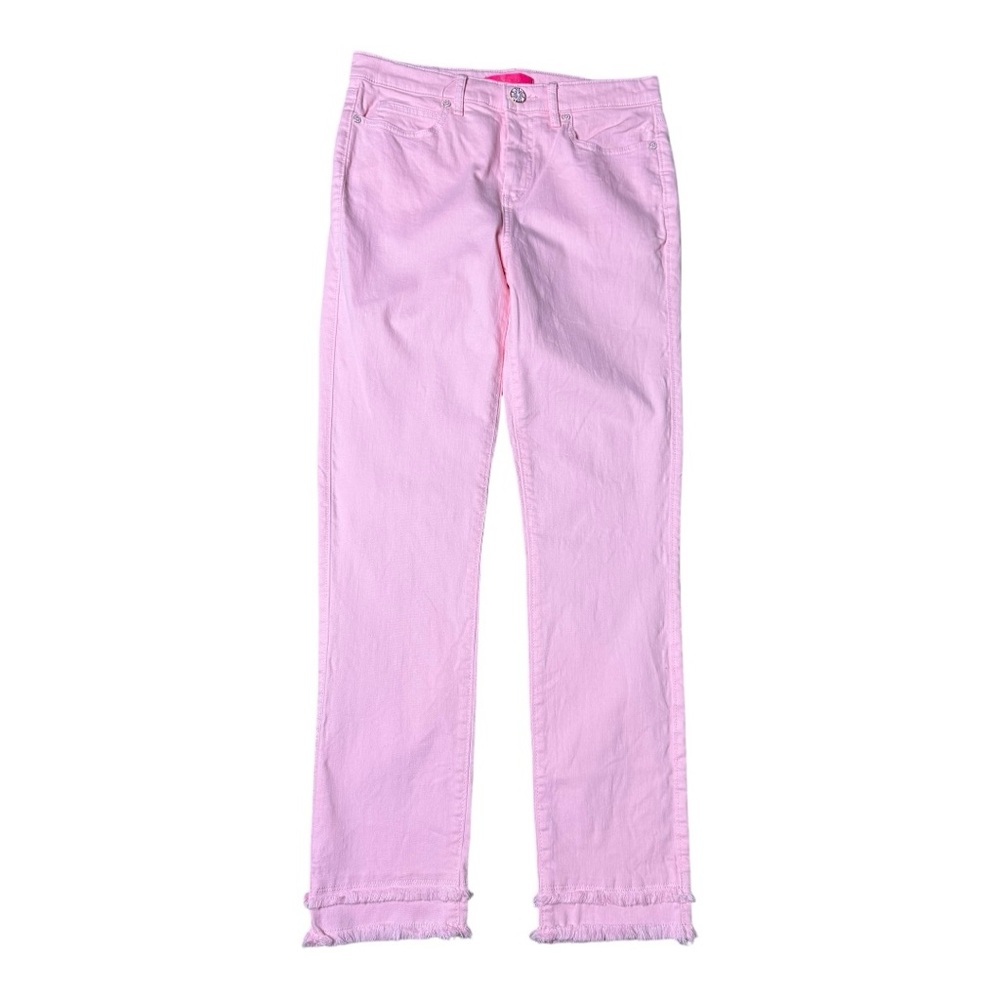 Lilly Pulitzer Pink Ankle Jeans - Picture 2 of 14